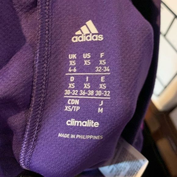 Adidas‎ Purple Climalite Gym Shorts - Picture 2 of 8